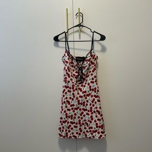Realisation Par Devon Lee Cherry Print Dress